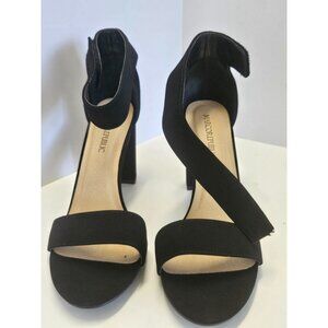 Marco Republic,Woman's Size 11 Wide Edmonton, Black Chunky Heels